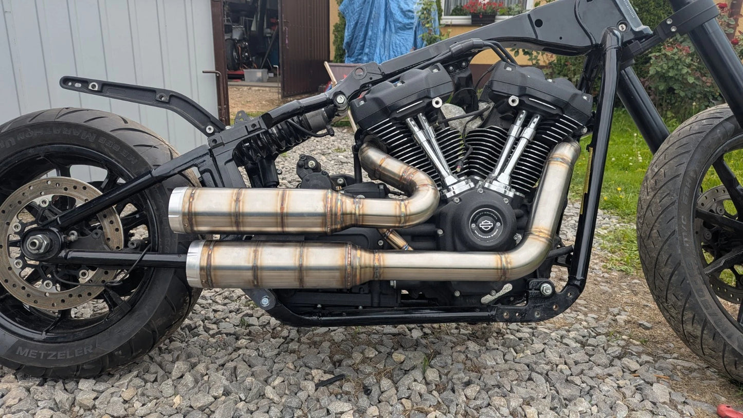 CUSTOM 'ROYAL' EXHAUST for Harley-Davidson Softail M8 2018+