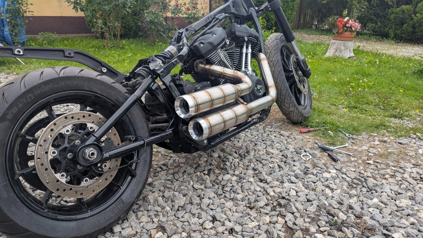 CUSTOM 'ROYAL' EXHAUST for Harley-Davidson Softail M8 2018+