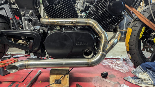 Yamaha Virago XV750 / XV920 / TR1 "BEASTY" Custom exhaust