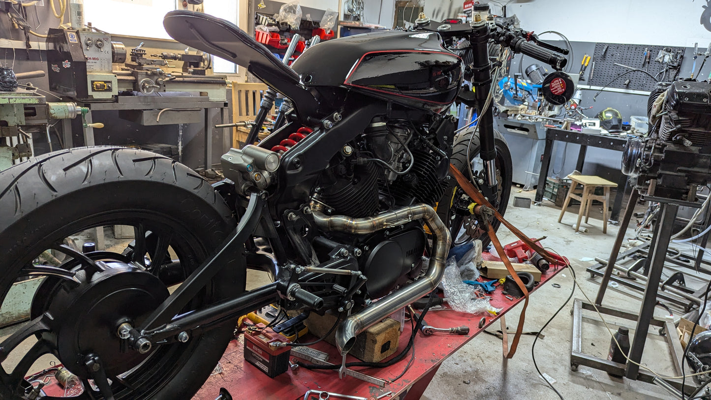 Yamaha Virago XV750 / XV920 / TR1 "BEASTY" Custom exhaust