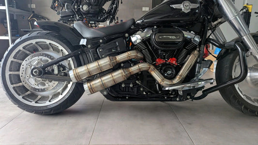 CUSTOM 'BUSTER' EXHAUST for Harley-Davidson Softail M8 2018+